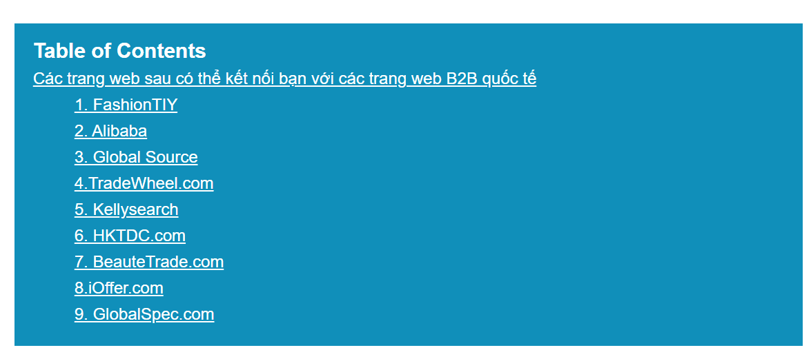 Tin tức 48 Cách tạo Mục lục ToC Sử dụng Mã HTML và CSS thuần túy